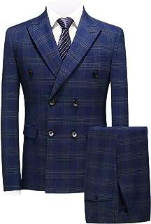 Costume 3 pièces à carreaux croisés mogu pour hommes coupe ajustée. Parfaitement adapté aux chasseurs de bonnes affaires, DIAYTAR COTE D'IVOIRE  vous offre une expérience de shopping en ligne unique. Notre sélection abondante de produits discount, incluant des articles essentiels pour la maison, l'électroménager, l'informatique, la mode et les gadgets, garantit que vous trouverez ce que vous cherchez sans vous ruiner.