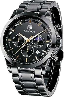Montre chronographe multifonctionnelle pour homme mouvement à quartz affichage de la date bracelet en cuir. DIAYTAR COTE D'IVOIRE  - Votre fournisseur en ligne pour des produits de qualité à des prix discount. Explorez notre boutique en ligne pour trouver des offres incroyables sur des articles allant des accessoires de mode aux appareils électroniques, en passant par les produits de jardinage et les jouets pour enfants.