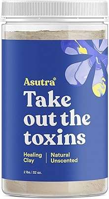 Asutra argile thérapeutique indienne 100 % bentonite de sodium pure qualité thérapeutique naturelle et sûre