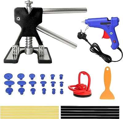 Kit de débosselage de voiture sans peinture 32 outils d'extraction de bosses avec pistolet. Vous cherchez des bonnes affaires en ligne ? Ne cherchez pas plus loin que DIAYTAR COTE D'IVOIRE, la boutique en ligne généraliste où vous trouverez tout à prix discount. Explorez notre sélection complète, allant de la maison à l'électroménager, de l'informatique à la mode et aux gadgets, et bénéficiez de tarifs avantageux pour tous vos achats. Réalisez des économies importantes sans compromettre la qualité avec DIAYTAR COTE D'IVOIRE .