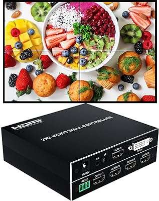 Appareil 2x2 mur vidéo 1080p@60hz 4 entrées hdmi et. DIAYTAR COTE D'IVOIRE, votre destination shopping discount en ligne. Parcourez notre catalogue étendu et faites votre choix parmi notre vaste gamme de produits pour la maison, l'électroménager, l'informatique et la mode. Profitez de nos prix imbattables et réalisez des économies substantielles dès maintenant.