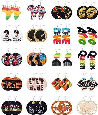 20 paires de boucles d'oreilles africaines pour femmes en bois plaqué. Faites des économies sur tous vos achats en ligne avec DIAYTAR COTE D'IVOIRE, la référence en termes de boutique en ligne discount. Parcourez notre large gamme de produits allant de la maison à l'électroménager, de l'informatique à la mode et des gadgets, et trouvez tout ce dont vous avez besoin à des prix incroyables. Profitez de nos offres exclusives et commandez dès maintenant pour une livraison rapide à votre porte.