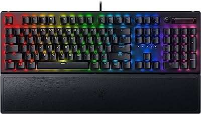 Clavier de jeu mécanique black widow razer v3 switchs mécaniques. DIAYTAR COTE D'IVOIRE  - Votre source en ligne pour des produits discount de qualité. Explorez notre boutique en ligne et découvrez une large variété de produits, du petit électroménager aux gadgets les plus en vogue. Profitez de nos prix cassés et trouvez les meilleurs deals pour vos besoins quotidiens.
