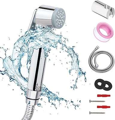 Arzo shattaf set pour toilettes pommeau de douche mural chromé musulman avec tuyau. DIAYTAR COTE D'IVOIRE, votre destination en ligne pour des produits discount de qualité. Découvrez notre large éventail de produits, allant de la maison à l'électroménager, de l'informatique à la mode et aux gadgets, et trouvez les meilleures offres du marché. Profitez d'une expérience d'achat simple et abordable avec DIAYTAR COTE D'IVOIRE  et économisez sur tous vos achats en ligne.