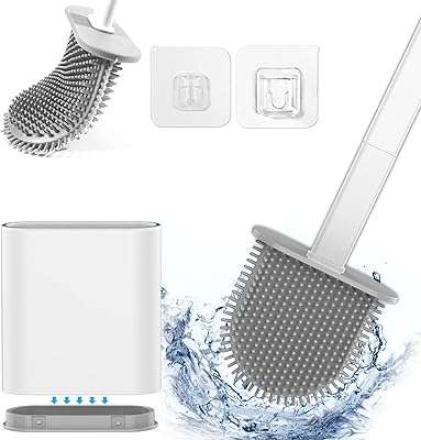 Sanomi ensemble de brosse de toilette porte brosse en silicone mural pour le nettoyage la salle. DIAYTAR COTE D'IVOIRE, l'adresse incontournable pour tous les amateurs de mode à petit prix. Découvrez notre large sélection de vêtements et accessoires tendances pour hommes et femmes, et exprimez votre style sans vous ruiner. Du casual chic au streetwear, notre boutique en ligne vous offre la possibilité de rester à la pointe de la mode à prix discount. Faites-vous plaisir sans vous soucier du coût !