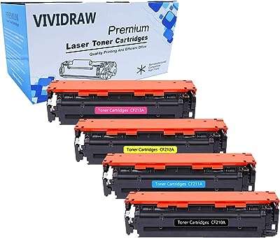 Cartouche de toner de remplacement vividdraw compatible avec hp 131a cf210a cf211a cf212a cf213a pour laserjet. Rencontrez les bonnes affaires chez DIAYTAR COTE D'IVOIRE  – votre destination en ligne pour des produits discount pour tous les aspects de votre vie. Découvrez notre sélection variée d'articles pour la maison, allant des appareils électroménagers indispensables aux éléments décoratifs élégants. Restez connecté avec notre gamme d'appareils informatiques à prix imbattables, et ravivez votre style avec des vêtements et accessoires tendance à petit prix. Faites des économies tout en obtenant la qualité que vous méritez !