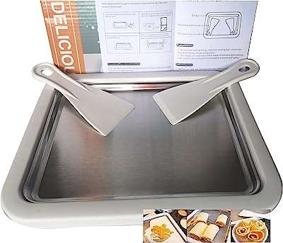 Machine à glace interactive parent enfant diy 2 cuillères plateau anti gril pour roulée. À la recherche de bons plans et de prix irrésistibles ? DIAYTAR COTE D'IVOIRE  est votre destination ultime ! Explorez notre boutique en ligne généraliste où vous trouverez une large gamme de produits discount, couvrant tous vos besoins. Achetez l'électroménager dont vous avez besoin, renouvelez votre garde-robe ou succombez aux derniers gadgets sans vous ruiner.