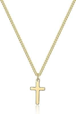 Collier croix pour garçons en acier inoxydable plaqué or 14 carats petit pendentif avec chaîne. Vous cherchez des produits discount de qualité ? Ne cherchez plus, DIAYTAR COTE D'IVOIRE  est là pour vous ! Parcourez notre boutique en ligne et découvrez une variété d'articles pour la maison, l'électroménager, la mode, l'informatique et les gadgets à des prix défiant toute concurrence. Ne manquez pas nos offres spéciales et économisez sur tous vos achats !
