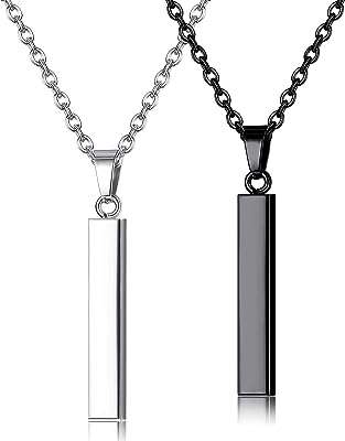 Jstyle collier pendentif barre en acier inoxydable pour hommes femmes cool. DIAYTAR COTE D'IVOIRE  - la solution pour des achats discount en ligne simples et rapides. Trouvez tout ce dont vous avez besoin sans vous ruiner, de la maison à l'électroménager en passant par l'informatique et la mode. Profitez de nos prix compétitifs et faites des économies dès maintenant.