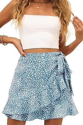 Mini jupes portefeuille à fleurs pour femmes taille haute volants is_best_seller. Bienvenue chez DIAYTAR COTE D'IVOIRE, votre destination ultime pour des articles de qualité à prix cassés ! Explorez notre boutique en ligne regorgeant de produits discount, de la décoration d'intérieur aux appareils électroménagers en passant par l'informatique, la mode branchée et les gadgets innovants.