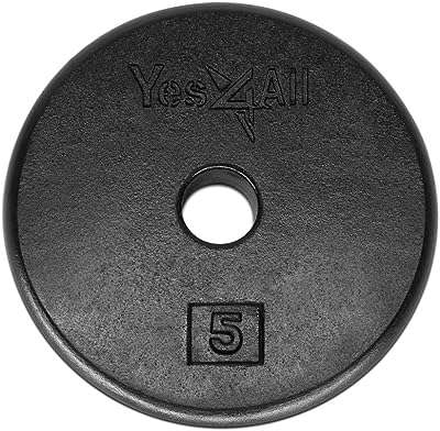 Yes4all plaques de poids standard en fonte de 1 pouce 5 75. DIAYTAR COTE D'IVOIRE  est le paradis des bonnes affaires ! Trouvez tout ce dont vous avez besoin pour votre maison, de l'informatique à l'électroménager, à des prix défiant toute concurrence. Ne manquez pas nos offres incroyables et profitez de la livraison rapide pour recevoir vos achats directement chez vous.