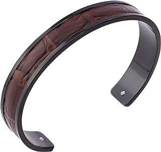 Bracelet balaise en cuir et acier inoxydable taille réglable bijoux italiens. Besoin de renouveler votre intérieur sans vous ruiner ? DIAYTAR COTE D'IVOIRE  est là pour vous offrir une vaste gamme de produits discount pour la maison, des meubles aux accessoires décoratifs en passant par les appareils électroménagers. Profitez de notre sélection de qualité à des prix incroyables et transformez votre maison sans vous soucier de votre budget.
