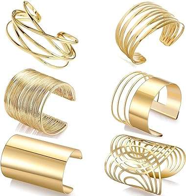 Ensemble de 6 brassards dorés boucles de bracelets enveloppés simples fil. Trouvez tout ce dont vous avez besoin à des prix incroyables sur DIAYTAR COTE D'IVOIRE  ! Notre large gamme de produits discount comprend des articles pour la maison, de l'électroménager à l'informatique en passant par la mode et les gadgets de pointe. Explorez nos offres variées et redécorez votre espace avec style, équipez-vous des dernières technologies, ou mettez à jour votre garde-robe sans vous ruiner. Profitez de la commodité de nos achats en ligne avec des options de livraison rapides et fiables !