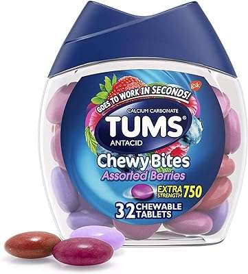 Bouchées à croquer antiacides tums pour soulager les brûlures d'estomac baies. Découvrez DIAYTAR COTE D'IVOIRE, la boutique en ligne qui vous propose une large gamme de produits discount, de l'électroménager à la mode en passant par l'informatique. Bénéficiez de prix avantageux et d'une expérience de shopping en ligne pratique et économique.
