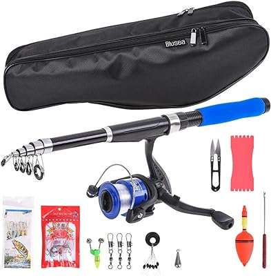 Canne à pêche télescopique canne et moulinet ensemble d'hameçons pour leurres sac de pêche. Trouvez tout ce dont vous avez besoin à des prix imbattables chez DIAYTAR COTE D'IVOIRE  - une boutique en ligne généraliste qui vous propose des produits discount pour la maison, l'électroménager, l'informatique et plus encore.