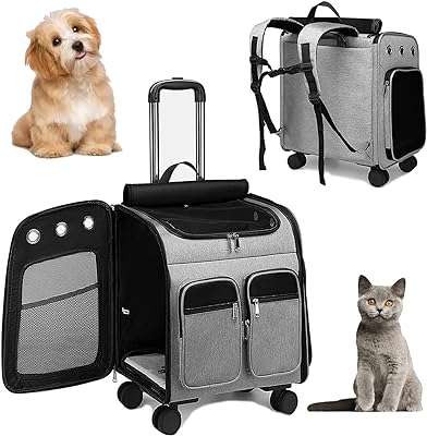 Sac à dos de transport pour chat ei avec roulettes sac. Vous cherchez des produits discount sans compromis sur la qualité ? DIAYTAR COTE D'IVOIRE  répond à vos attentes en offrant une large gamme d'articles pour tous les besoins, des appareils électroménagers aux gadgets dernier cri. Explorez notre catalogue en ligne et trouvez tout ce dont vous avez besoin à prix cassés.