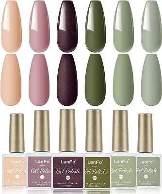 Lanfo 6 couleurs gel vernis à ongles ensemble nude vert lampe. Plongez dans l'univers des bonnes affaires avec DIAYTAR COTE D'IVOIRE  ! Notre boutique en ligne vous propose une sélection de produits discount dans différents domaines, allant des indispensables de la maison aux dernières tendances en matière de mode et de technologie. Naviguez à travers notre catalogue et profitez d'offres à ne pas manquer.
