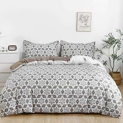 Parure de lit 4 pièces taille simple | 1 housse de couette