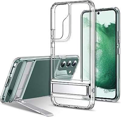 Coque avec béquille en métal esr compatible avec samsung galaxy s22 plus. Ne cherchez plus, DIAYTAR COTE D'IVOIRE  est la boutique en ligne qu'il vous faut ! Explorez notre large assortiment de produits discount allant des articles pour la maison à l'électroménager, en passant par l'informatique, la mode et les gadgets. Profitez de notre plateforme conviviale pour trouver les meilleures affaires et économiser sans effort.