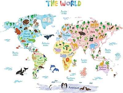 Decowall dlt 1615 autocollants muraux carte du monde animal pour enfants autocollants. Trouvez tout ce dont vous avez besoin à prix mini chez DIAYTAR COTE D'IVOIRE . Parcourez notre vaste assortiment de produits discount, des dernières tendances de la mode aux gadgets technologiques les plus recherchés. Faites des économies sans compromettre la qualité avec DIAYTAR COTE D'IVOIRE .