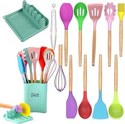 Ensemble d'ustensiles de cuisine en silicone swift 13 pièces ustensiles de cuisine. Trouvez tout ce dont vous avez besoin à des prix incroyables sur DIAYTAR COTE D'IVOIRE  ! Notre large gamme de produits discount comprend des articles pour la maison, de l'électroménager à l'informatique en passant par la mode et les gadgets de pointe. Explorez nos offres variées et redécorez votre espace avec style, équipez-vous des dernières technologies, ou mettez à jour votre garde-robe sans vous ruiner. Profitez de la commodité de nos achats en ligne avec des options de livraison rapides et fiables !