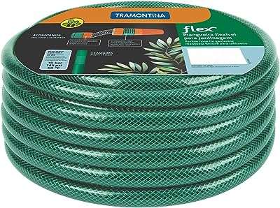 Tuyau d'arrosage flexible tramontina 15 m connecteurs filetés et pulvérisateur 1 2". DIAYTAR COTE D'IVOIRE  vous offre un large choix de produits discount, allant des appareils électroménagers dernier cri aux vêtements à la mode en passant par les gadgets les plus innovants. Faites vos achats en ligne en toute simplicité et bénéficiez de prix avantageux pour équiper votre maison avec style, sans vous ruiner.