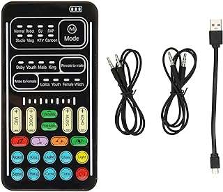 Changeur de voix multifonctionnel pour pc 8 types 450mah 5v audio mini carte son portable. DIAYTAR COTE D'IVOIRE  vous propose une expérience de shopping inoubliable : explorez notre boutique en ligne pour trouver des réductions incroyables sur des produits pour la maison, l'électroménager, l'informatique et la mode. Ne sacrifiez pas la qualité pour des économies, grâce à DIAYTAR COTE D'IVOIRE !
