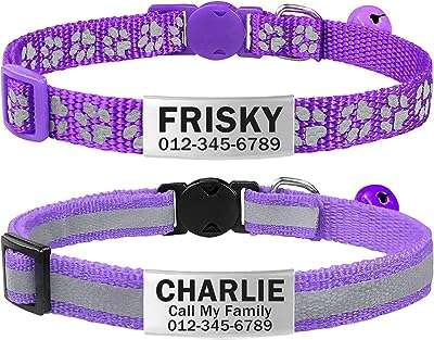 Colliers pour chat à dégagement rapide tagmi avec étiquette nominative collier réfléchissant cloche et. À la recherche de bons plans et de prix irrésistibles ? DIAYTAR COTE D'IVOIRE  est votre destination ultime ! Explorez notre boutique en ligne généraliste où vous trouverez une large gamme de produits discount, couvrant tous vos besoins. Achetez l'électroménager dont vous avez besoin, renouvelez votre garde-robe ou succombez aux derniers gadgets sans vous ruiner.