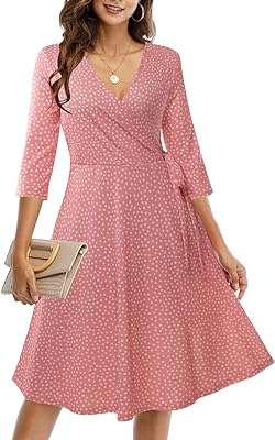 Robe portefeuille de soirée trapèze à col en v et motif floral fu pour femmes. DIAYTAR COTE D'IVOIRE  vous propose une expérience d'achats en ligne unique. Découvrez notre sélection de produits discount allant de la maison à l'électroménager, de l'informatique à la mode, sans oublier les gadgets les plus en vogue. Ne dépensez pas plus que nécessaire et trouvez tous vos articles préférés à des prix incroyables !