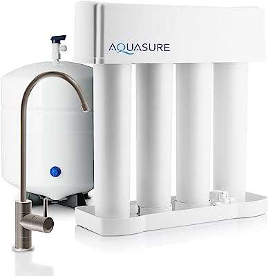 Système de filtre à eau potable avancé aquasure premier avec verrouillage rapide par rotation. DIAYTAR COTE D'IVOIRE  - votre source de bons plans pour tous vos besoins en matière de produits discount. Avec une gamme variée de linge de maison, d'appareils électroménagers, d'articles informatiques et bien plus encore, nous sommes votre guichet unique pour des économies substantielles. Faites vos achats en ligne en toute confiance et profitez des meilleurs prix sur le marché.