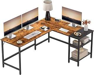 Bureau d'ordinateur en forme de l royal polar avec étagère de rangement table d'écriture pour bureau. Découvrez DIAYTAR COTE D'IVOIRE, la boutique en ligne qui vous propose une large gamme de produits discount, de l'électroménager à la mode en passant par l'informatique. Bénéficiez de prix avantageux et d'une expérience de shopping en ligne pratique et économique.