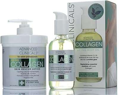 Crème anti âge au collagène et huile corporelle advanced clinicals ensemble visage et corps de 16. En quête de produits de qualité à des prix abordables ? DIAYTAR COTE D'IVOIRE  est là pour vous servir. Parcourez notre boutique en ligne et découvrez notre assortiment exhaustif d'articles discount, couvrant tous les univers, de la maison à l'électroménager, en passant par l'informatique, la mode et les gadgets. Vivez une expérience de shopping unique en profitant de tarifs exceptionnels et faites de bonnes affaires en ligne.