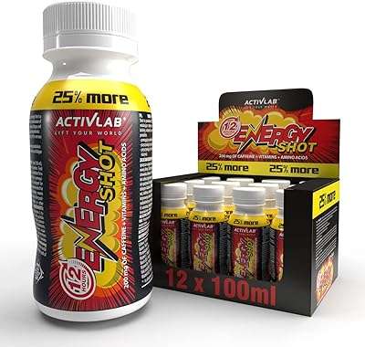 Activlab energy shot 12x bouteille de 100 ml | boisson d'entraînement avec caféine. DIAYTAR COTE D'IVOIRE  est votre allié pour des achats discount de qualité. Explorez notre boutique en ligne et découvrez notre gamme complète de produits pour la maison, l'électroménager, l'informatique, la mode et les gadgets, le tout à des prix avantageux qui ne sacrifient pas la qualité.