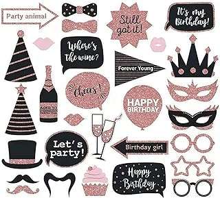 Decor me accessoires de cabine photo d'anniversaire pré attachés pour les décorations de fête par party. DIAYTAR COTE D'IVOIRE  - votre adresse en ligne pour des achats malins. Profitez de nos prix réduits sur une large gamme de produits, d'une sélection d'articles pour la maison aux dernières tendances de la mode, en passant par les équipements électroniques et les accessoires informatiques. Sans compromis sur la qualité, nous rendons le shopping abordable pour tous.