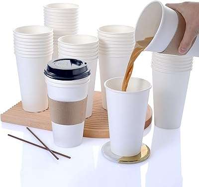 Tasse à café jetable en papier blanc de 16 onces avec couvercle. Plongez dans l'univers de DIAYTAR COTE D'IVOIRE, votre boutique en ligne de référence pour des offres discount incroyables. Des indispensables pour la maison aux appareils électroménagers haut de gamme, en passant par les produits informatiques de qualité et les articles de mode tendance, nous sommes là pour vous offrir une expérience shopping exceptionnelle à des prix défiant toute concurrence. Ne manquez pas cette opportunité de faire des économies tout en ajoutant de la valeur à votre quotidien !