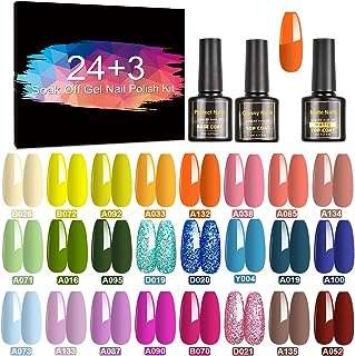 27 pièces ensemble de vernis à ongles gel uv avec mat. Découvrez DIAYTAR COTE D'IVOIRE, la boutique en ligne qui vous propose une multitude de produits discount indispensables pour votre quotidien. Avec une gamme variée allant de l'électroménager à l'informatique en passant par la mode et les derniers gadgets, nous sommes le choix parfait pour trouver tout ce dont vous avez besoin à des prix imbattables.