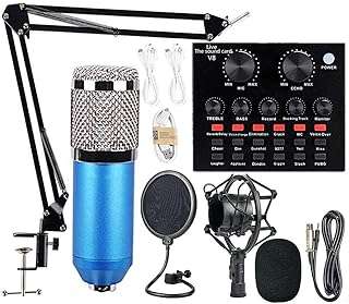 Iwinner bm 800 ensemble microphone à condensateur podcast avec carte son v8   de studio. Ne payez plus le prix fort pour vos appareils électroménagers ! DIAYTAR COTE D'IVOIRE  vous propose une vaste gamme d'électroménager discount, des marques les plus reconnues aux appareils les plus innovants. Économisez tout en profitant de la meilleure qualité avec DIAYTAR COTE D'IVOIRE .
