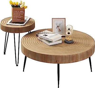 Ensemble de 2 tables basses rondes rustown farmhouse ensemble cocktail ensembles d'appoint et bout. Explorez DIAYTAR COTE D'IVOIRE  et découvrez une variété impressionnante de produits discount pour la maison, l'électroménager, l'informatique et la mode. Avec des offres irrésistibles et une livraison rapide, faites des économies tout en obtenant des produits de qualité.