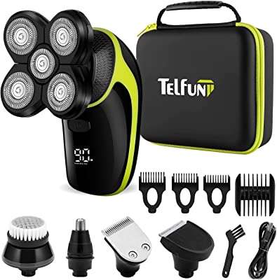 Tondeuse pour têtes chauves televin rasoir électrique 5 en 1 avec tondeuse. Avec DIAYTAR COTE D'IVOIRE, achetez malin et économisez sur tous vos achats en ligne. Profitez de réductions exceptionnelles sur une multitude de produits, du petit électroménager aux vêtements et accessoires tendance. Optimisez votre budget avec DIAYTAR COTE D'IVOIRE  dès aujourd'hui !