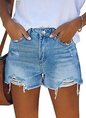Short en jean déchiré pour femme. À la recherche de bonnes affaires en ligne ? Ne cherchez plus ! DIAYTAR COTE D'IVOIRE  vous offre un vaste choix de produits discount, de la maison à l'électroménager, en passant par l'informatique et la mode. Faites-vous plaisir à des prix incroyables et découvrez notre sélection dès maintenant.