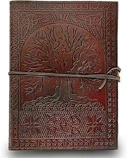 10" grand carnet en bois celtique en cuir gaufré fait à la main. DIAYTAR COTE D'IVOIRE  - Votre source incontournable de produits discount pour la maison, l'électroménager, l'informatique, la mode et les gadgets. Nous sommes fiers de vous offrir une sélection variée à des prix exceptionnels. Parcourez notre boutique en ligne dès maintenant et trouvez les meilleures affaires!