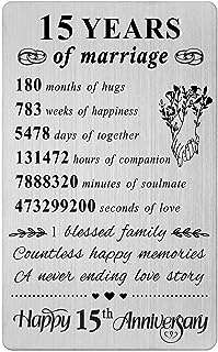 Carte cadeau risdick pour 15e anniversaire de mariage pour homme femme épouse. Découvrez DIAYTAR COTE D'IVOIRE, la boutique en ligne où vous trouverez des articles discount pour tous les aspects de votre vie quotidienne. Que vous recherchiez des équipements pour la maison, des appareils électroniques dernier cri, des vêtements à la mode ou des gadgets innovants, notre vaste sélection de produits vous garantit des économies substantielles sans sacrifier la qualité. Faites des achats malins et profitez de prix imbattables avec DIAYTAR COTE D'IVOIRE .