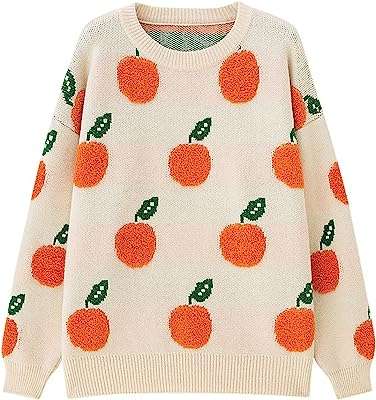 Pull décontracté ample à manches longues pour femme orange. Faites de bonnes affaires en ligne avec DIAYTAR COTE D'IVOIRE, votre destination ultime pour des produits discount de qualité. Découvrez notre catalogue diversifié comprenant des articles pour la maison, l'électroménager, l'informatique, la mode et les gadgets. Optez pour des prix réduits sans compromettre sur la qualité grâce à DIAYTAR COTE D'IVOIRE .