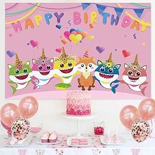 Toile de fond pour anniversaire de bébé requin fournitures de fête bannière de photographie. Plongez dans l'univers des bonnes affaires avec DIAYTAR COTE D'IVOIRE  ! Notre boutique en ligne vous propose une sélection de produits discount dans différents domaines, allant des indispensables de la maison aux dernières tendances en matière de mode et de technologie. Naviguez à travers notre catalogue et profitez d'offres à ne pas manquer.