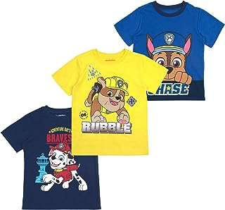 Lot de 3 t shirts nickelodeon pour garçons et enfants : paw. Ne dépensez pas plus que nécessaire, et optez pour DIAYTAR COTE D'IVOIRE  ! Notre boutique en ligne spécialisée dans les produits discount propose une large gamme d'articles pour la maison, l'électroménager, l'informatique, la mode et les gadgets, tous offerts à des prix défiant toute concurrence. Profitez de cette opportunité pour économiser tout en vous offrant ce dont vous avez besoin.