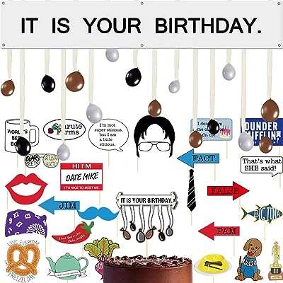 C'est votre bannière d'anniversaire the office dwight thème celebrity couple anniversaire photobooth décorations de fête. DIAYTAR COTE D'IVOIRE  : la destination incontournable pour des achats discount en ligne. Découvrez notre gamme complète de produits discount allant des indispensables de la maison aux dernières tendances en matière de gadgets et d'informatique. Faites des économies tout en obtenant des articles de qualité en un seul clic !