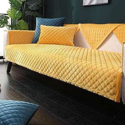 Housse de canapé sectionnelle hxtswgs coussin en peluche matelassé d'hiver tissu. À la recherche de bonnes affaires ? DIAYTAR COTE D'IVOIRE  est là pour vous ! Explorez notre boutique en ligne regorgeant d'articles à prix cassés, couvrant tous les domaines, de la maison à l'électroménager, en passant par l'informatique, la mode et les gadgets. Achetez malin, économisez gros et découvrez une toute nouvelle façon de faire des emplettes en ligne.