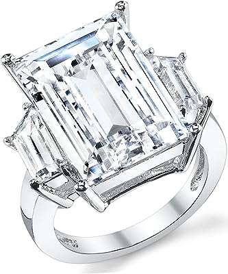 Bague de fiançailles en argent sterling de kim kardashian avec gros zircons. DIAYTAR COTE D'IVOIRE  - votre partenaire discount pour une vie plus abordable. Nous vous présentons une vaste sélection de produits de qualité à des prix imbattables, allant de l'électroménager performant aux articles de mode élégants. Achetez malin avec nous et réalisez d'importantes économies.