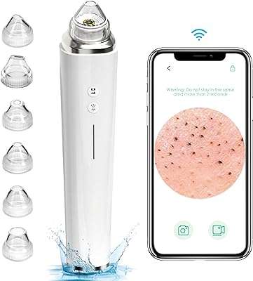 Aspirateur anti comédons 【approuvé par la fda】 nettoyeur de pores du visage visible wifi avec caméra. DIAYTAR COTE D'IVOIRE  - La destination en ligne pour les chasseurs de bonnes affaires ! Parcourez notre sélection incroyable de produits discount, comprenant tout, des appareils ménagers aux gadgets dernier cri. Faites des économies sans sacrifier la qualité avec DIAYTAR COTE D'IVOIRE .