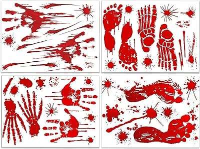 4 feuilles de décorations d'halloween traces de main sanglantes effrayantes autocollants de sol pour mur. Faites de bonnes affaires en matière d'électroménager sur DIAYTAR COTE D'IVOIRE  ! Notre boutique en ligne propose une large gamme d'appareils ménagers à des prix imbattables. Que ce soit pour une machine à laver, un réfrigérateur ou un aspirateur, vous trouverez tout ce dont vous avez besoin chez nous.